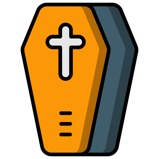 Coffin Generic Outline Color icon