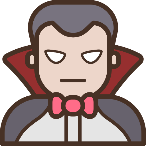 dracula Generic Outline Color icon