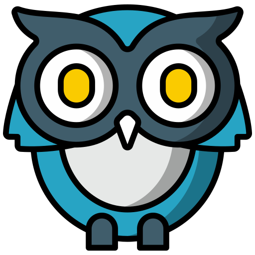 Owl Generic Outline Color icon