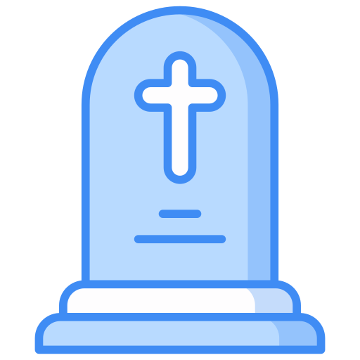 Gravestone Generic Blue icon