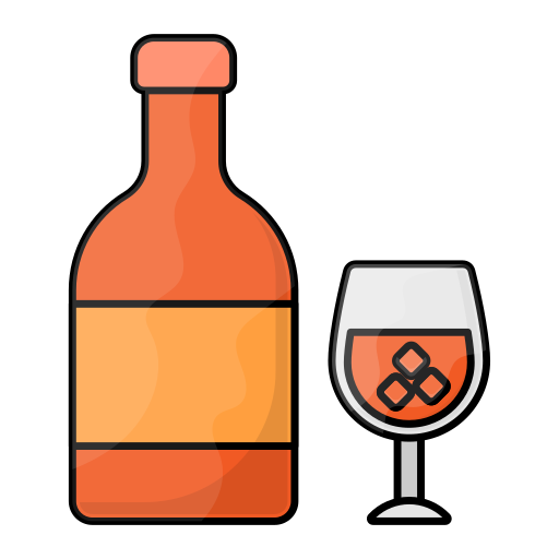 Алкогольный напиток Generic Outline Color иконка