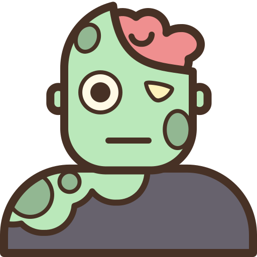 Zombie Generic Outline Color icon