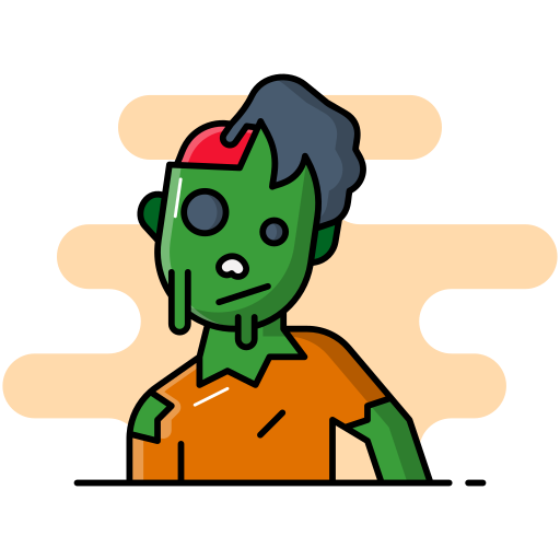 Zombie Generic Rounded Shapes icon