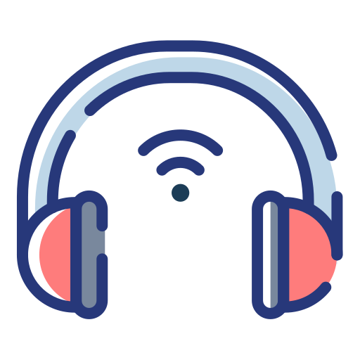 słuchawki bezprzewodowe Generic Color Omission ikona