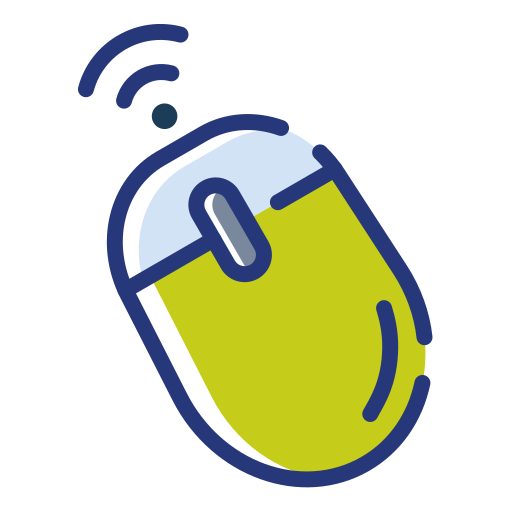 Wireless mouse Generic Color Omission icon