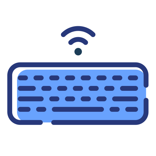 Wireless keyboard Generic Color Omission icon