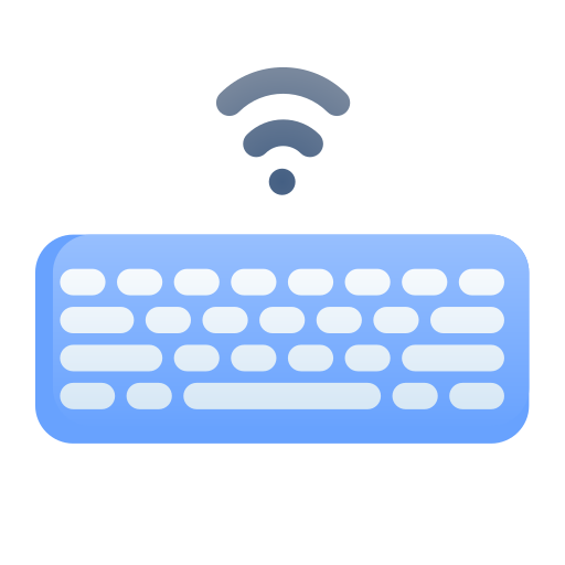 tastiera senza fili Generic Flat Gradient icona