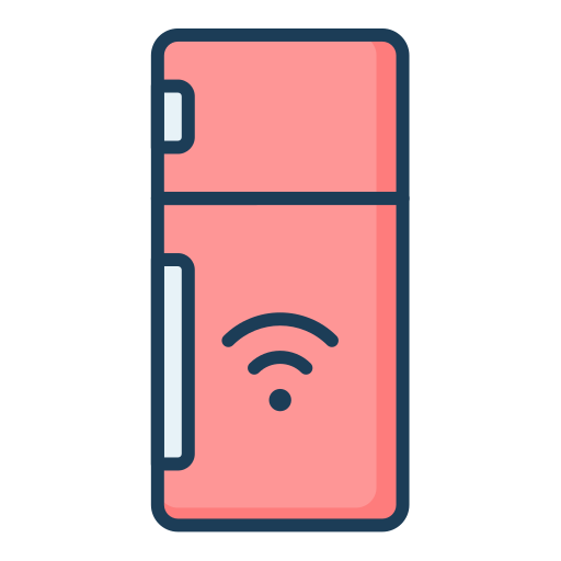 Smart fridge Generic Outline Color icon
