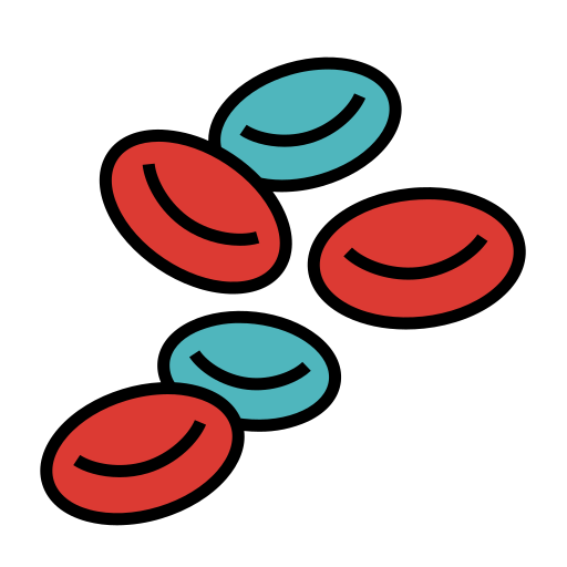 적혈구 Generic Outline Color icon