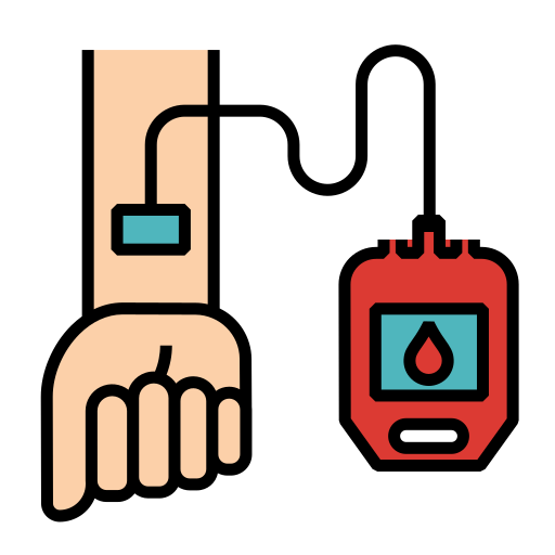 transfusión Generic Outline Color icono