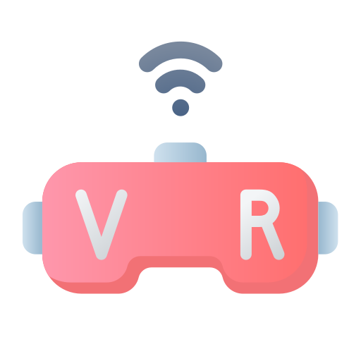 gafas de realidad virtual Generic Flat Gradient icono