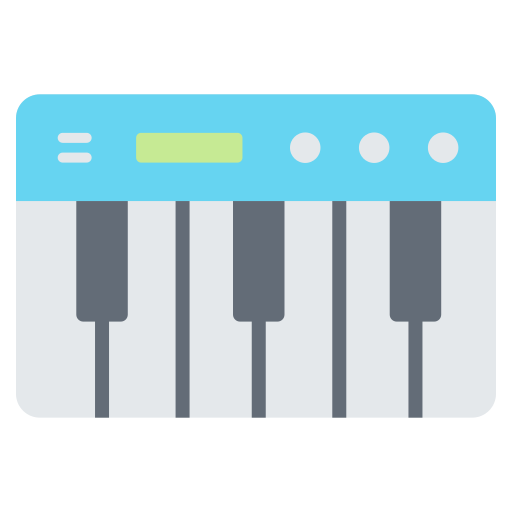 klawiatura fortepianowa Generic Flat ikona