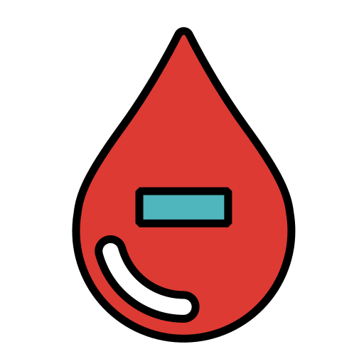 gruppo sanguigno Generic Outline Color icona