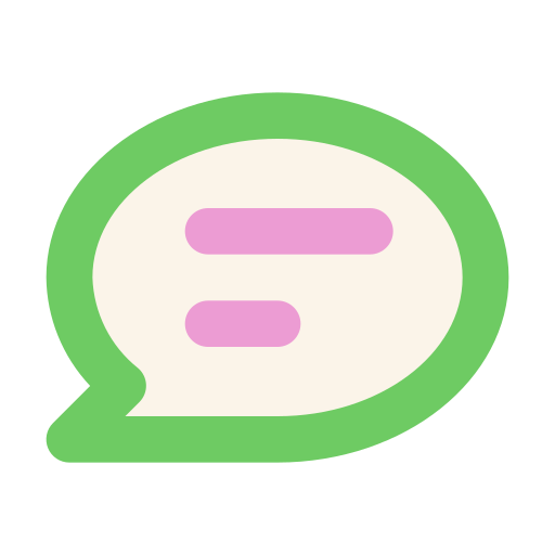 메세지 Generic Outline Color icon