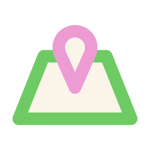 localización Generic Outline Color icono