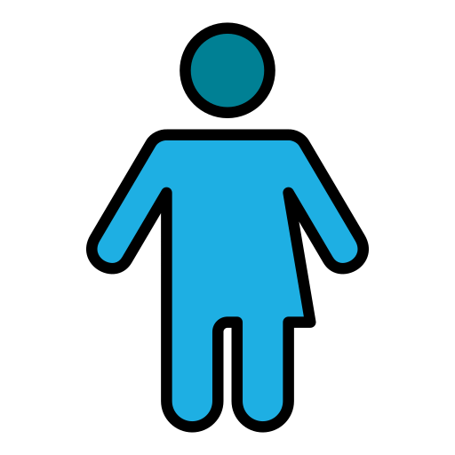 transgender Generic Outline Color icoon