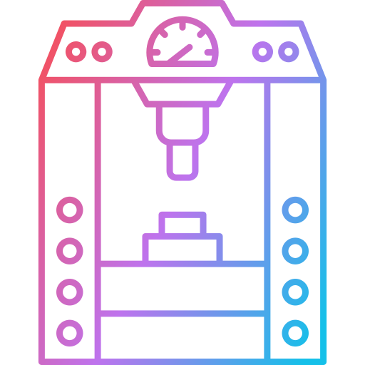 máquina de prensa Generic Gradient icono