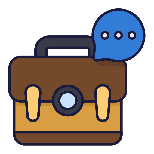 Briefcases Generic Outline Color icon