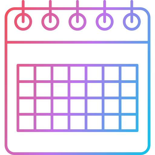 Календарь Generic Gradient иконка