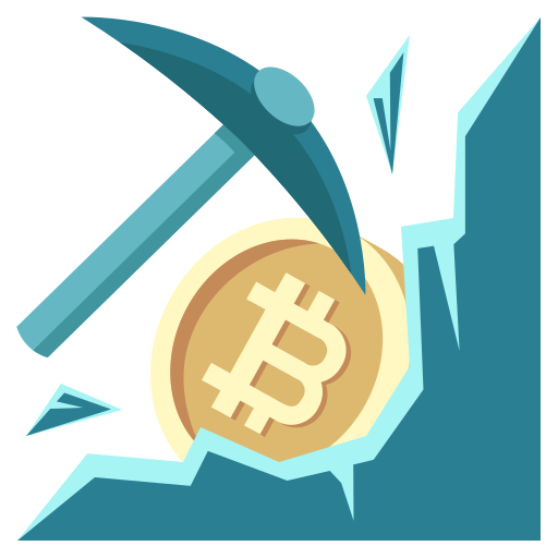 minería bitcoin Generic Flat icono