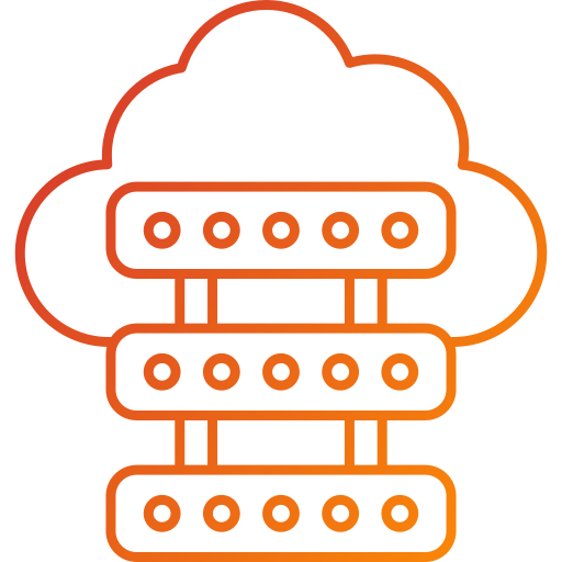 Облачный сервер Generic Gradient иконка