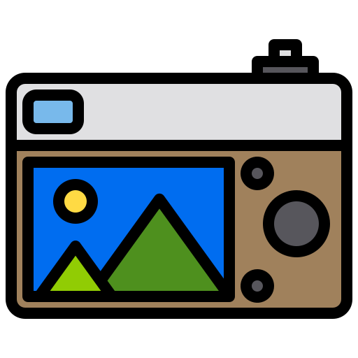 카메라 xnimrodx Lineal Color icon