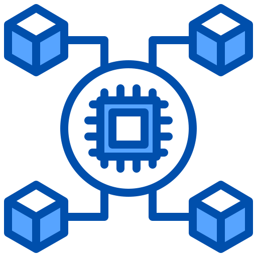 blockchain xnimrodx Blue icon