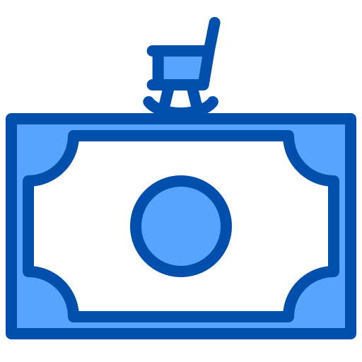 Money xnimrodx Blue icon
