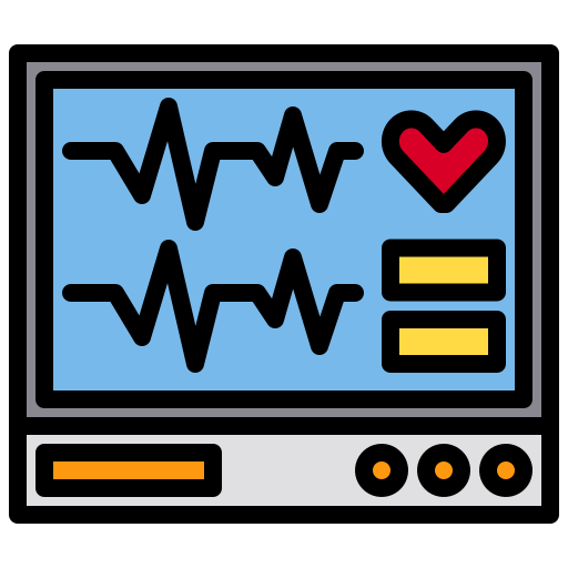 elektrokardiogramm xnimrodx Lineal Color icon