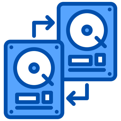 hard disk drive xnimrodx Blue icoon