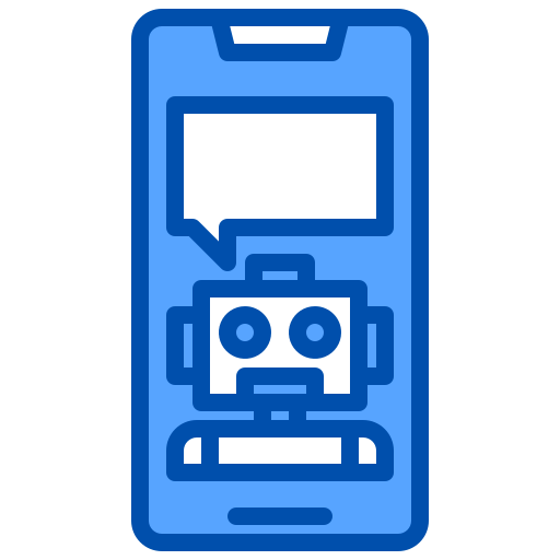 robot xnimrodx Blue ikona