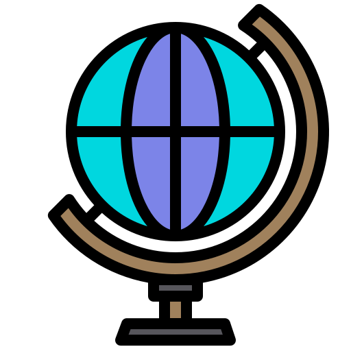Глобус xnimrodx Lineal Color иконка