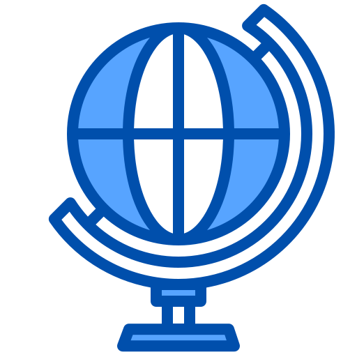 wereldbol xnimrodx Blue icoon