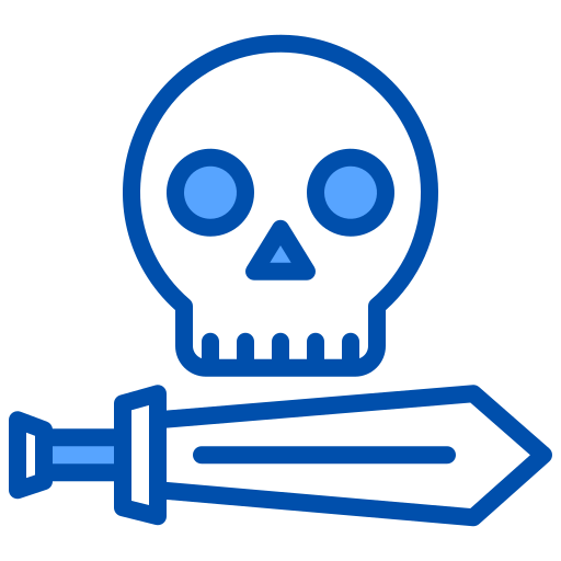 Skull xnimrodx Blue icon