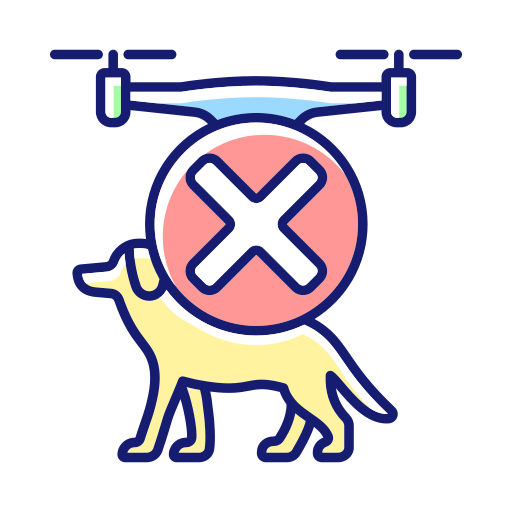 kein flug Generic Thin Outline Color icon