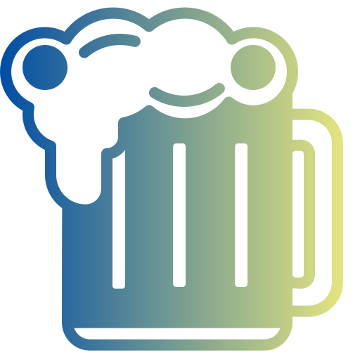 Пиво Generic Flat Gradient иконка
