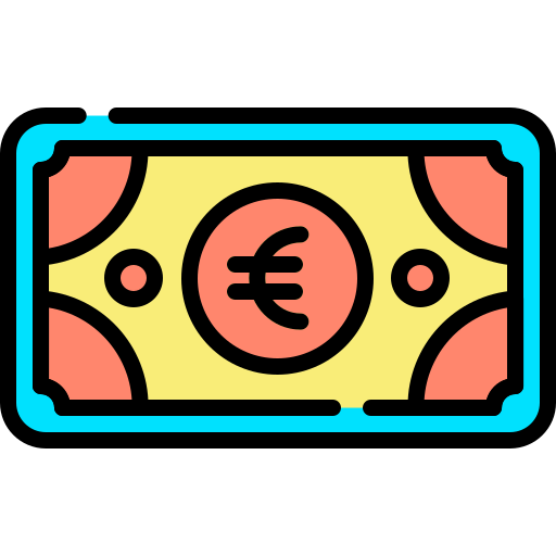 euro argent Generic Outline Color Icône