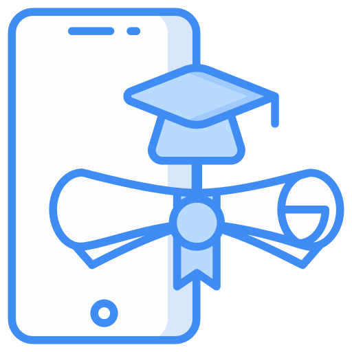 Online degree Generic Blue icon