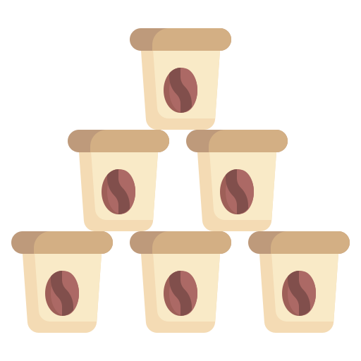 kaffeekapsel Surang Flat icon