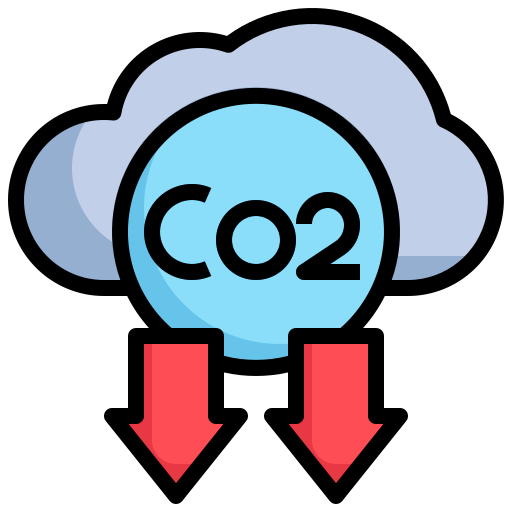 이산화탄소 Surang Lineal Color icon
