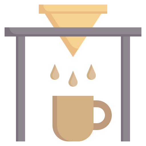Coffee filter Surang Flat icon