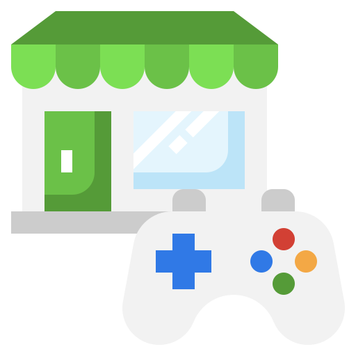 Game store Surang Flat icon