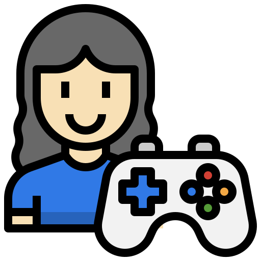 Gamer Surang Lineal Color icon