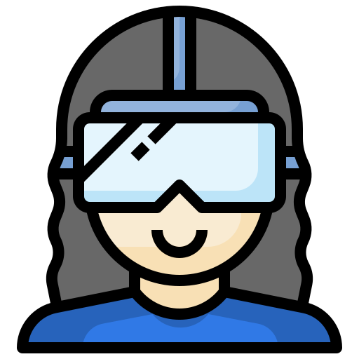 Vr glasses Surang Lineal Color icon