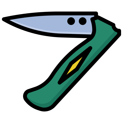 coltello Surang Lineal Color icona