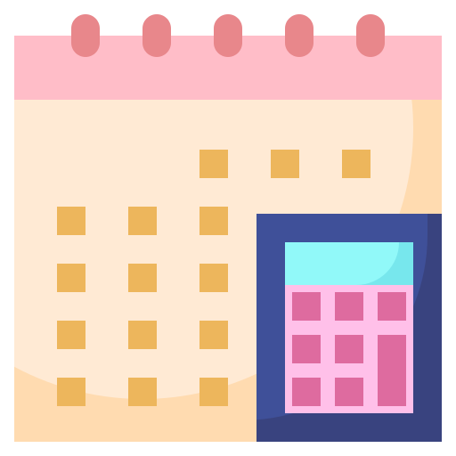 カレンダー Surang Flat icon