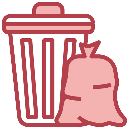 sac à ordures Surang Red Icône