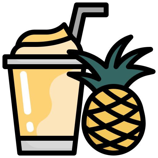ananas Surang Lineal Color icon