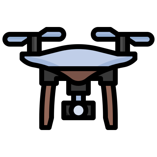 drone Surang Lineal Color Ícone