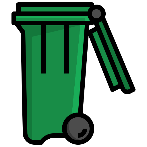 contenedor de basura Surang Lineal Color icono